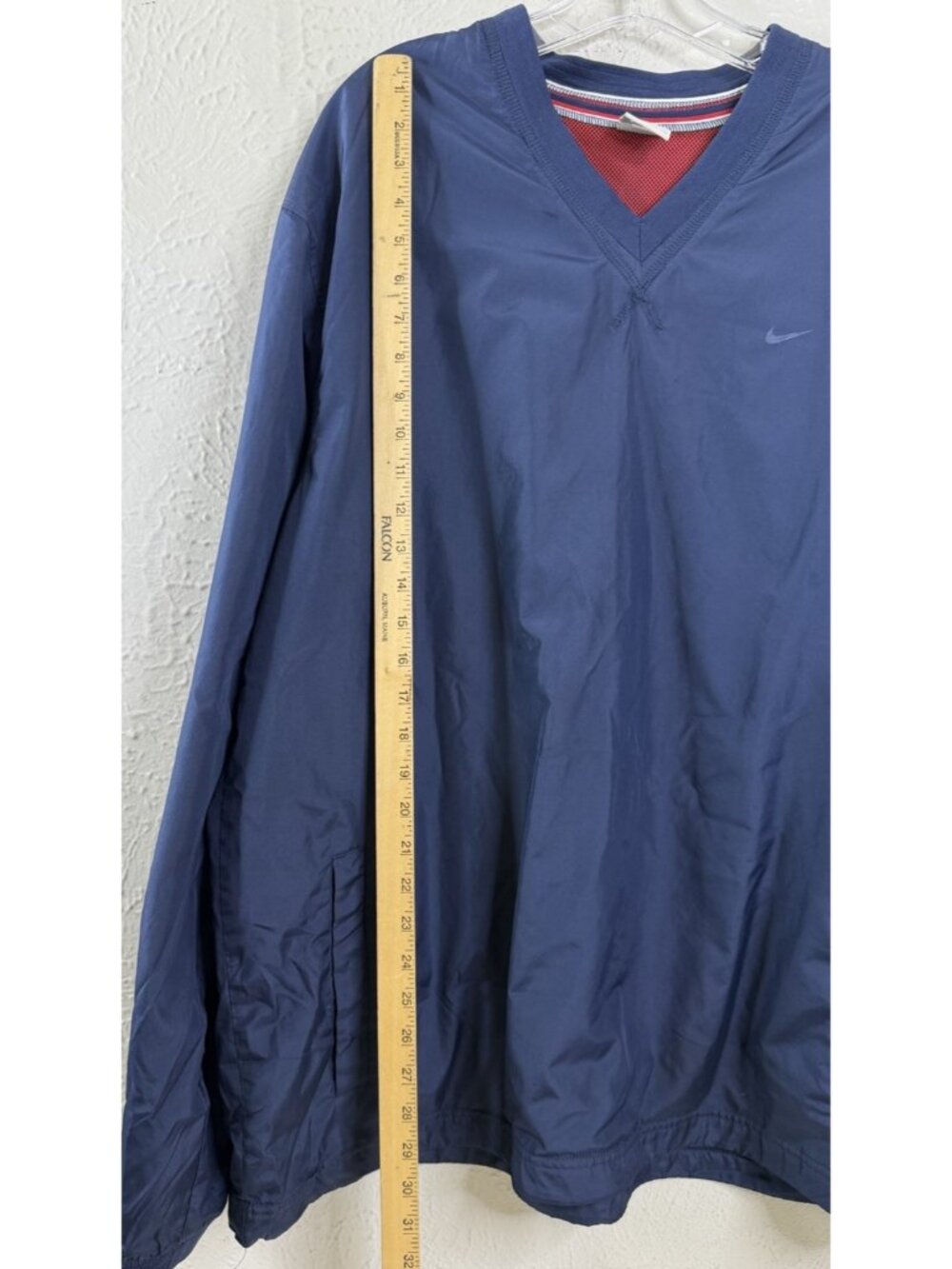 VTG 90s Nike Golf Jacket Men XXL Blue Pullover Windbreaker Crew Neck Nylon EUC - Picture 6 of 10